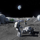 Imagen para el artículo titulado La Agencia Espacial Europea planea construir una red entera de satélites en la Luna